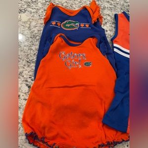 Baby Girl 3-6mo. Gators Onesies